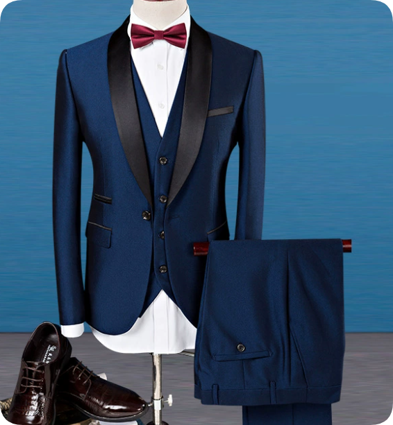 Asher | Men’s Formal Three-Piece Suit
