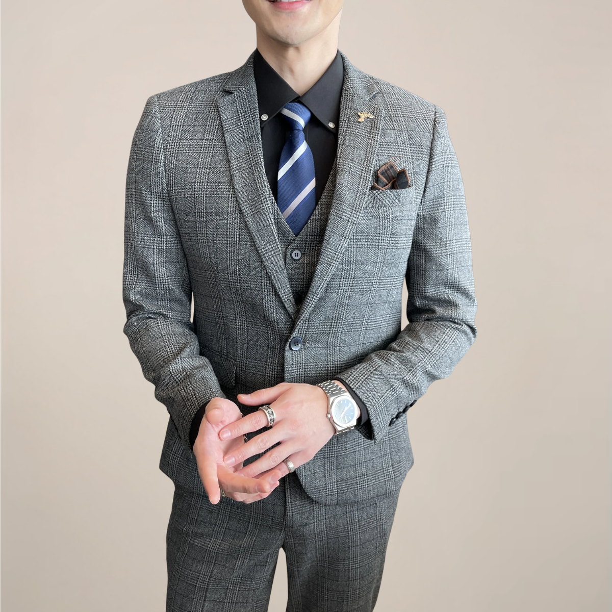 Lucas | Men's Slim Fit Three-Piece Suit