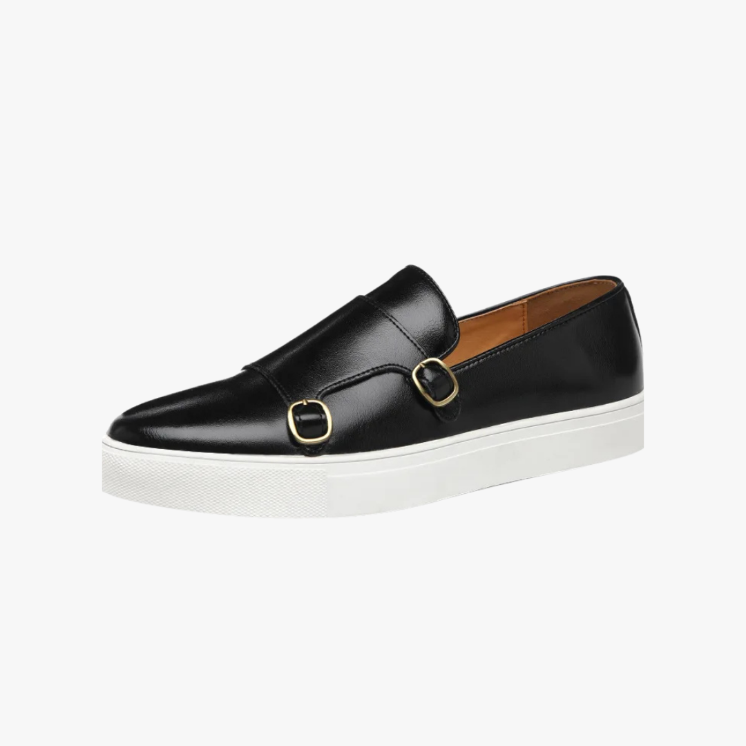 Mikko | Men’s Leather Double Monk Strap Shoes