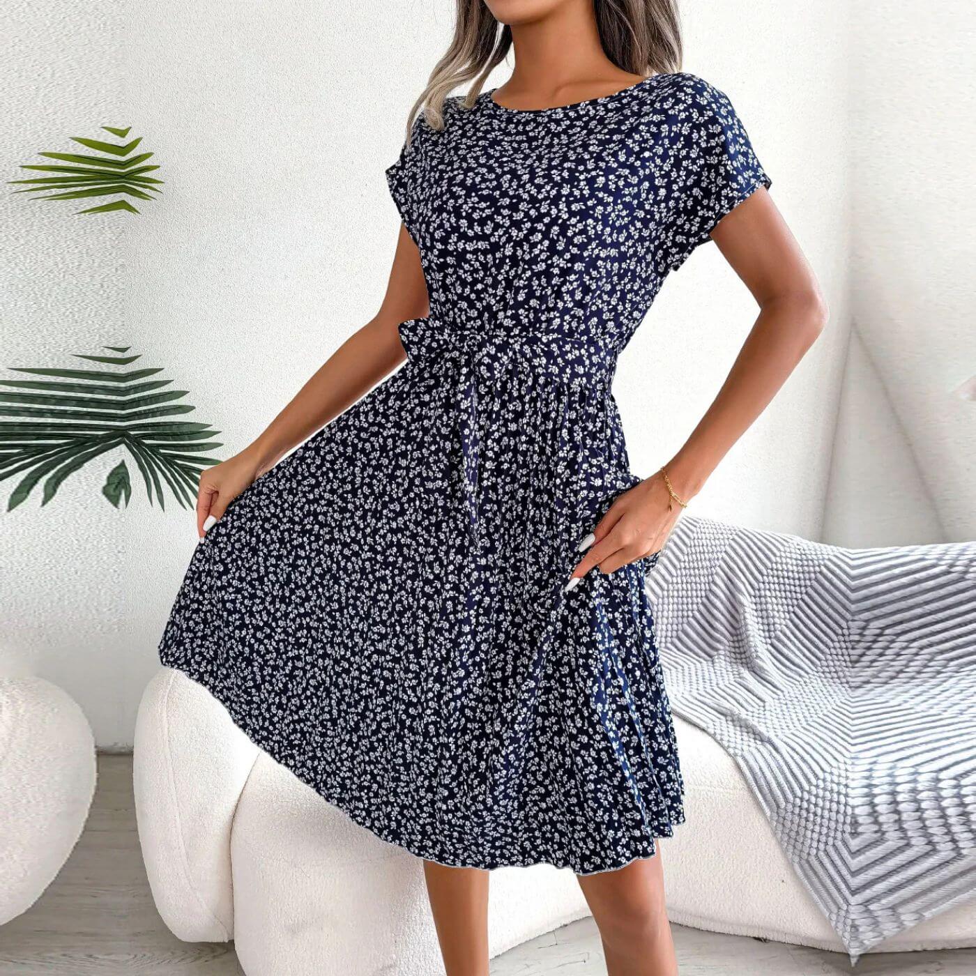 Jacinta | Women’s Short Sleeve Midi Dress
