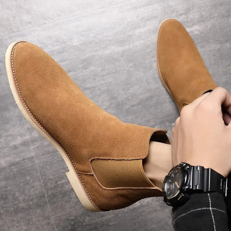 Rowan | Men’s Suede Chelsea Boots