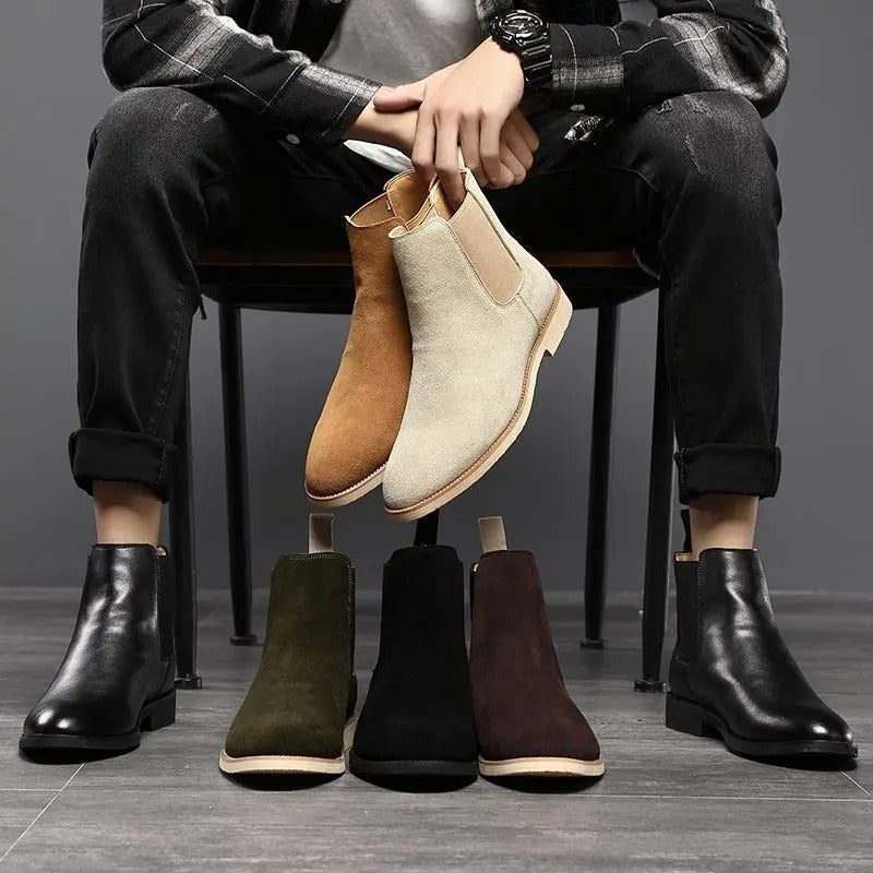 Rowan | Men’s Suede Chelsea Boots