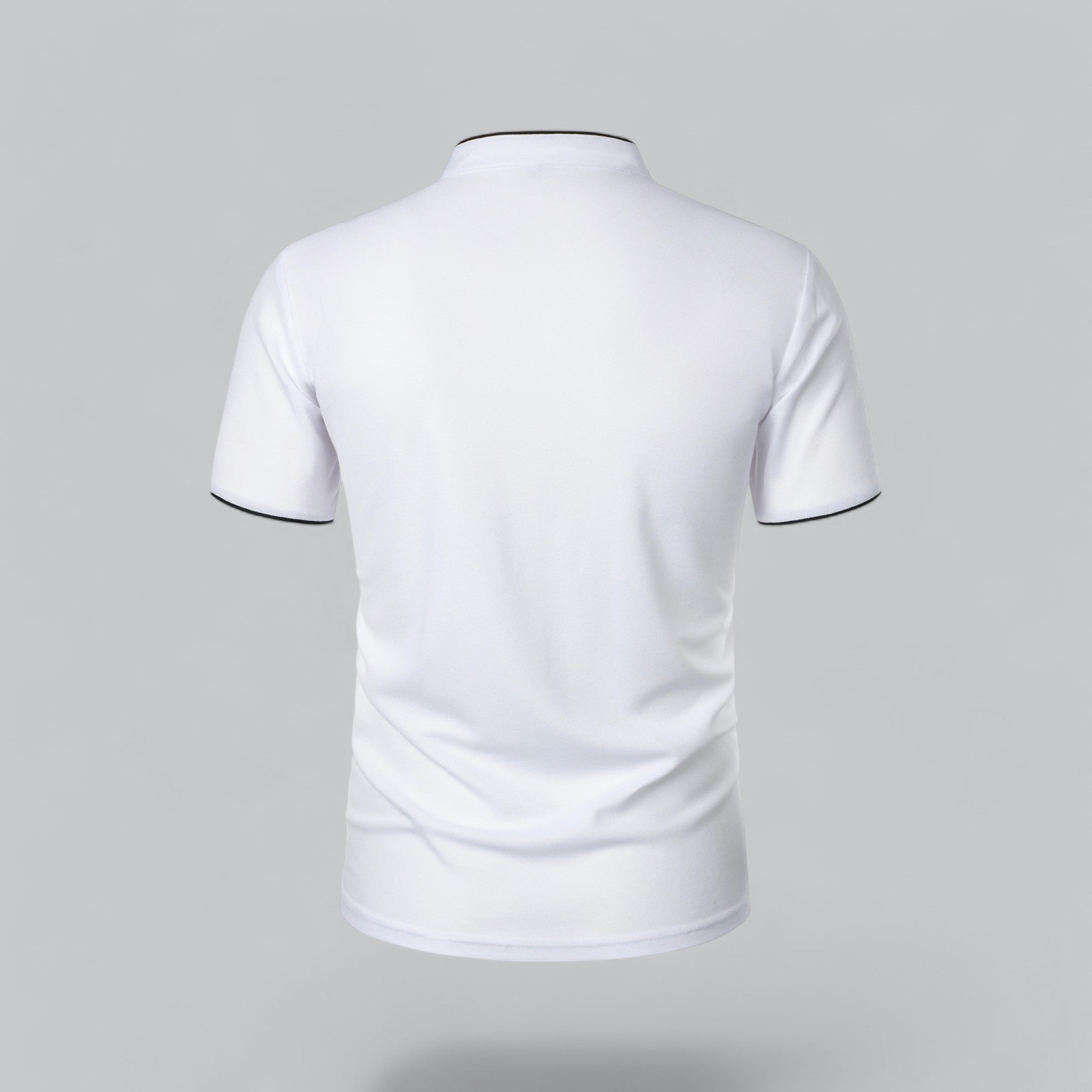 Cedric | Men’s Collarless Polo Shirt