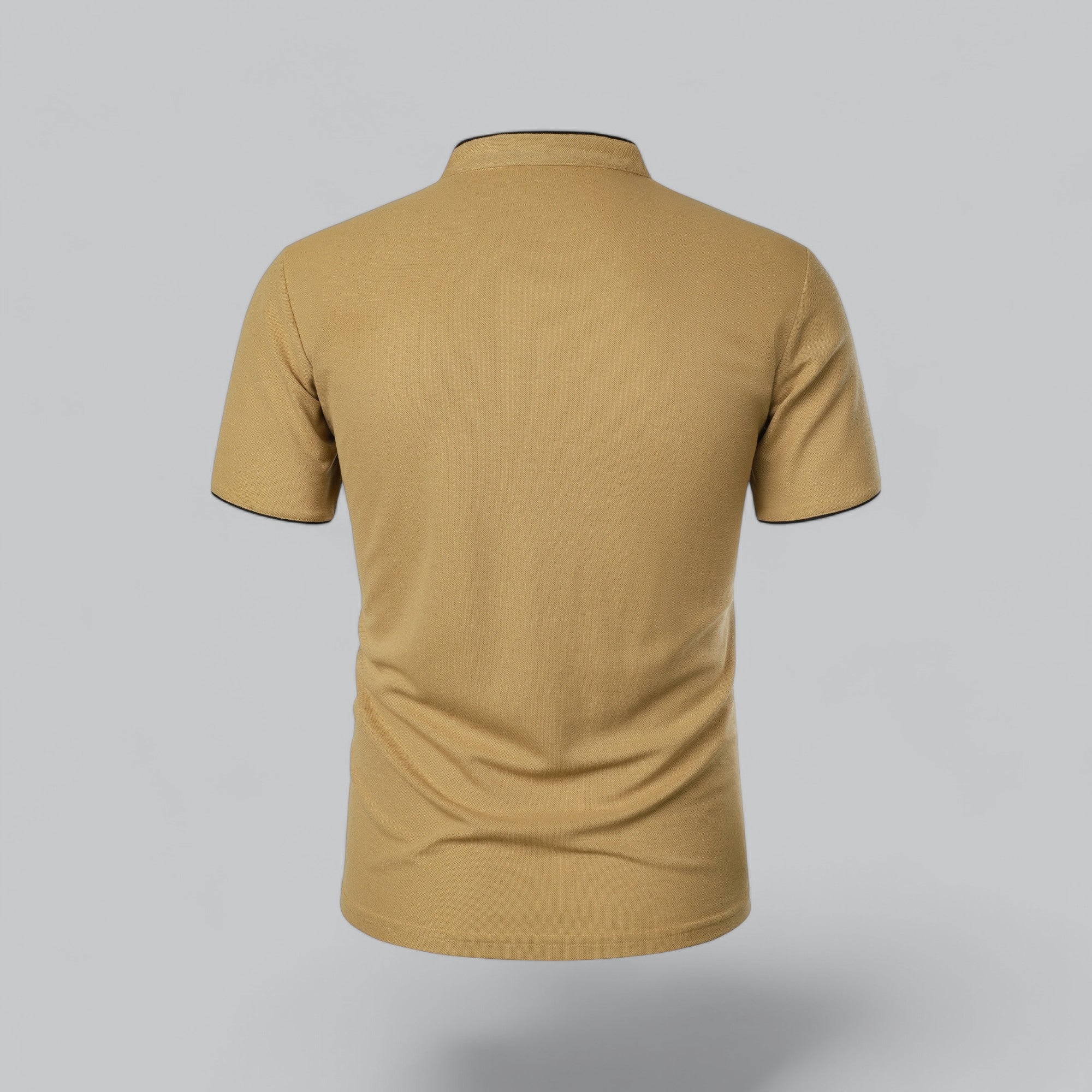 Cedric | Men’s Collarless Polo Shirt
