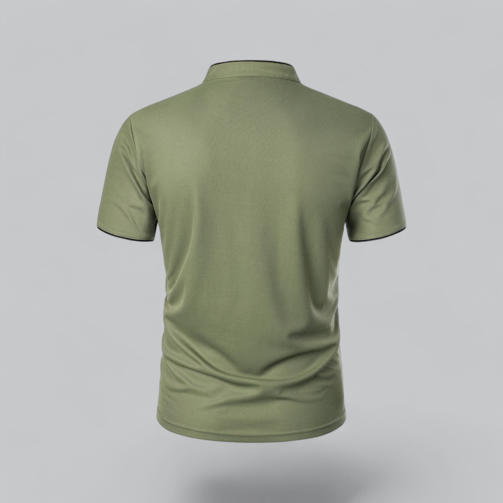 Cedric | Men’s Collarless Polo Shirt
