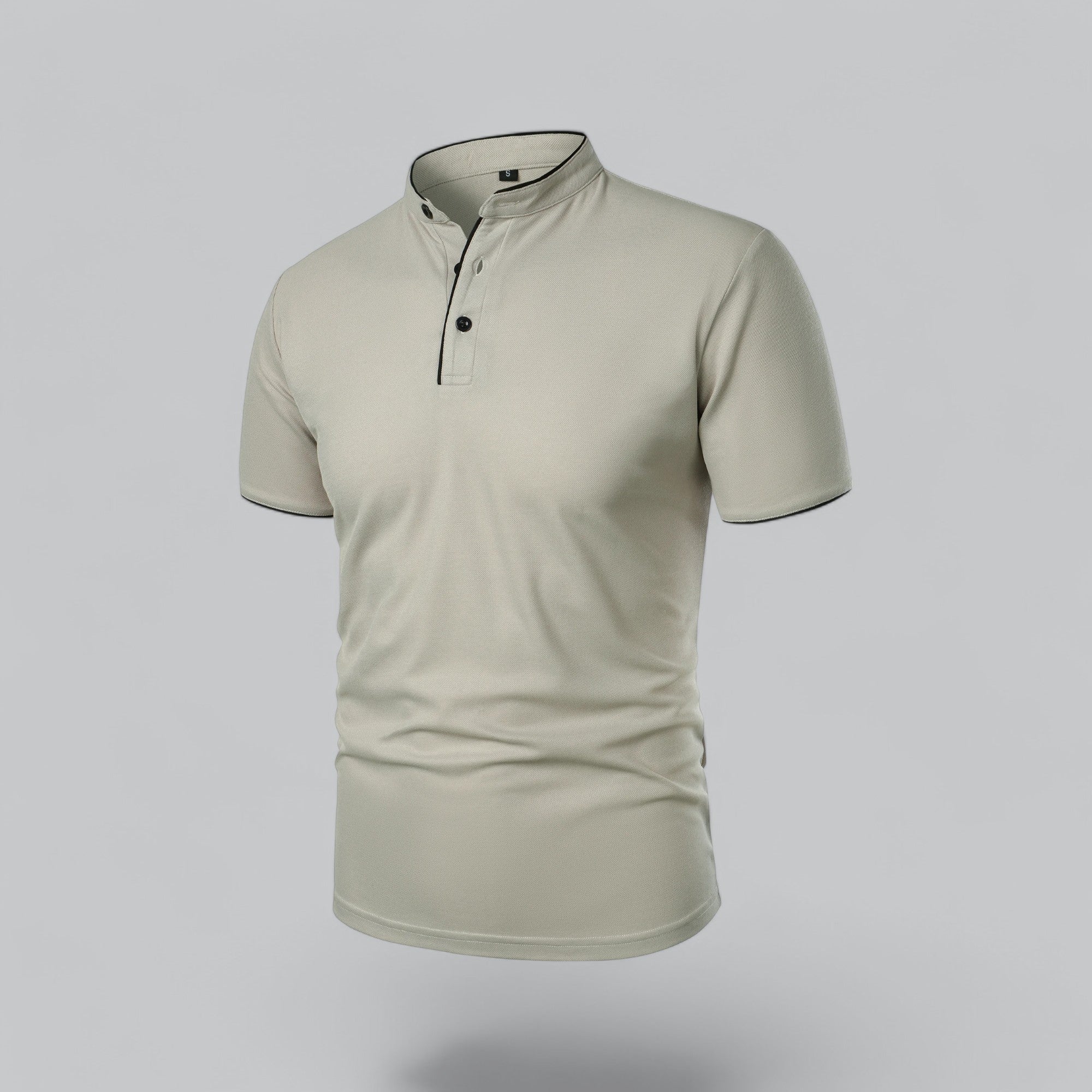 Cedric | Men’s Collarless Polo Shirt