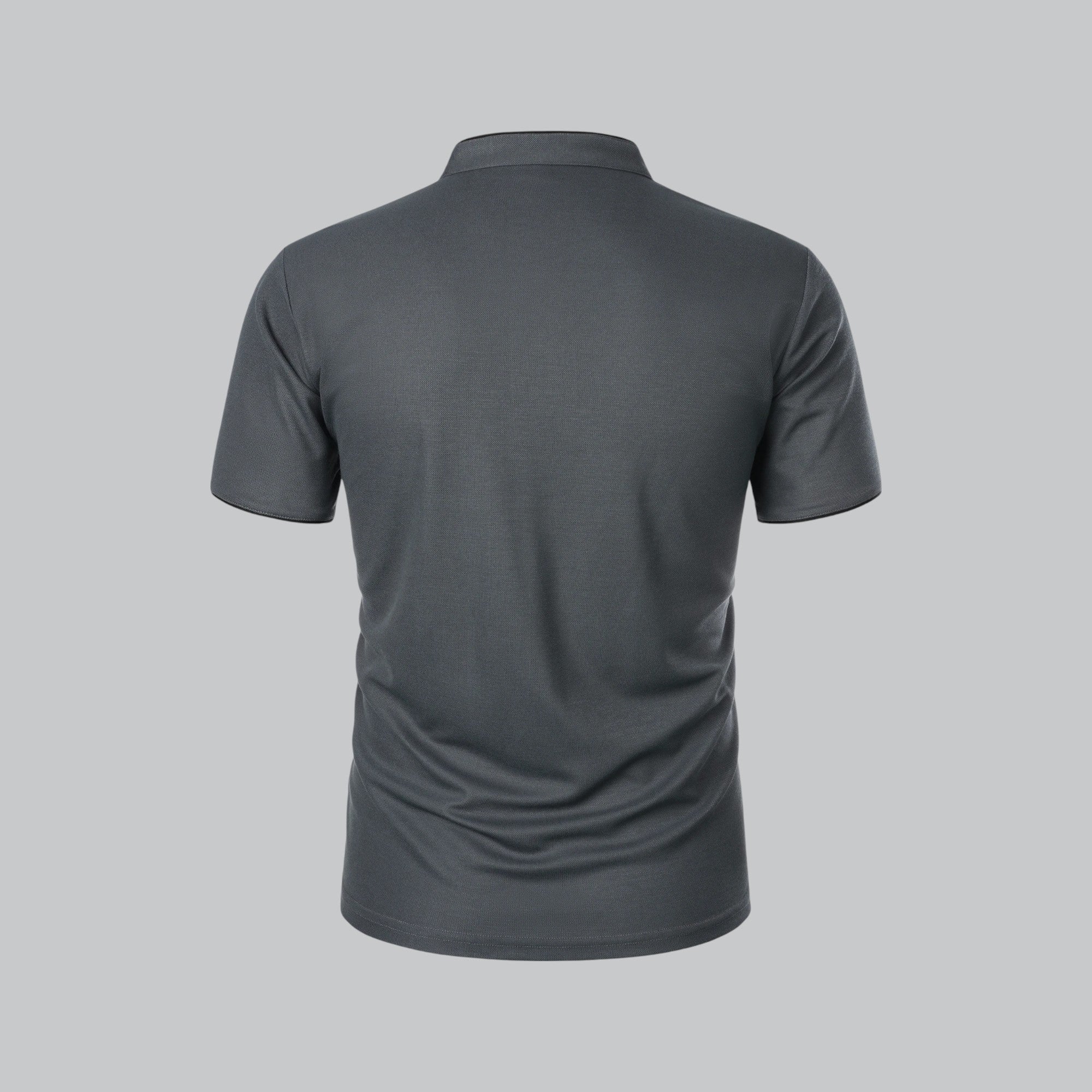 Cedric | Men’s Collarless Polo Shirt
