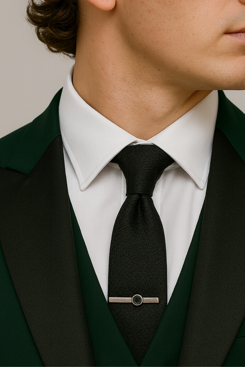 James | Men’s Single-Breasted Slim Three-Piece Suit