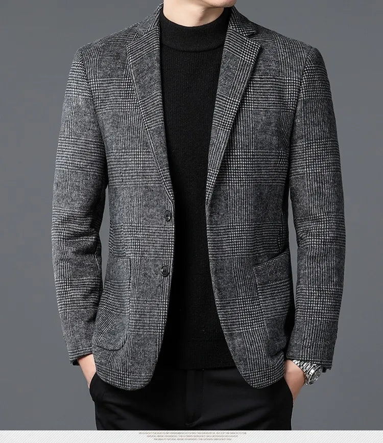 Isaac | Men’s Check Blazer