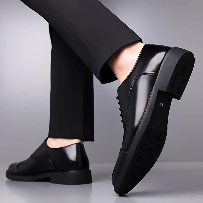 Luigi | Men’s Glossy Oxfords Dress Shoes