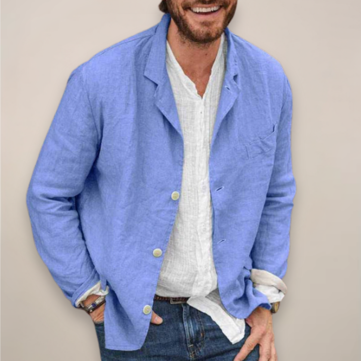 Benjamin | Men’s Linen Blazer