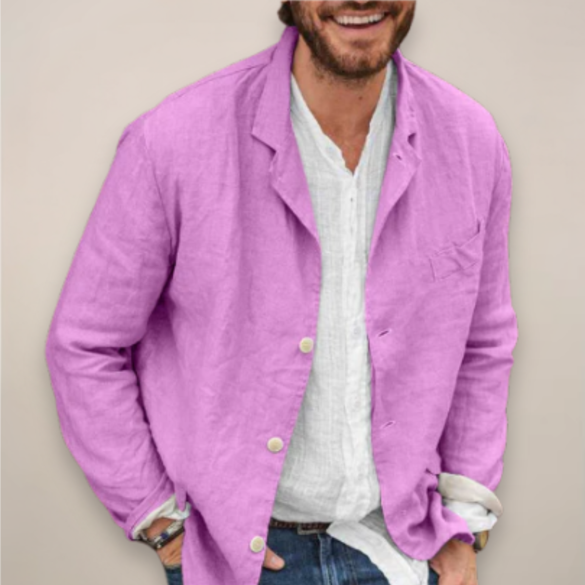 Benjamin | Men’s Linen Blazer