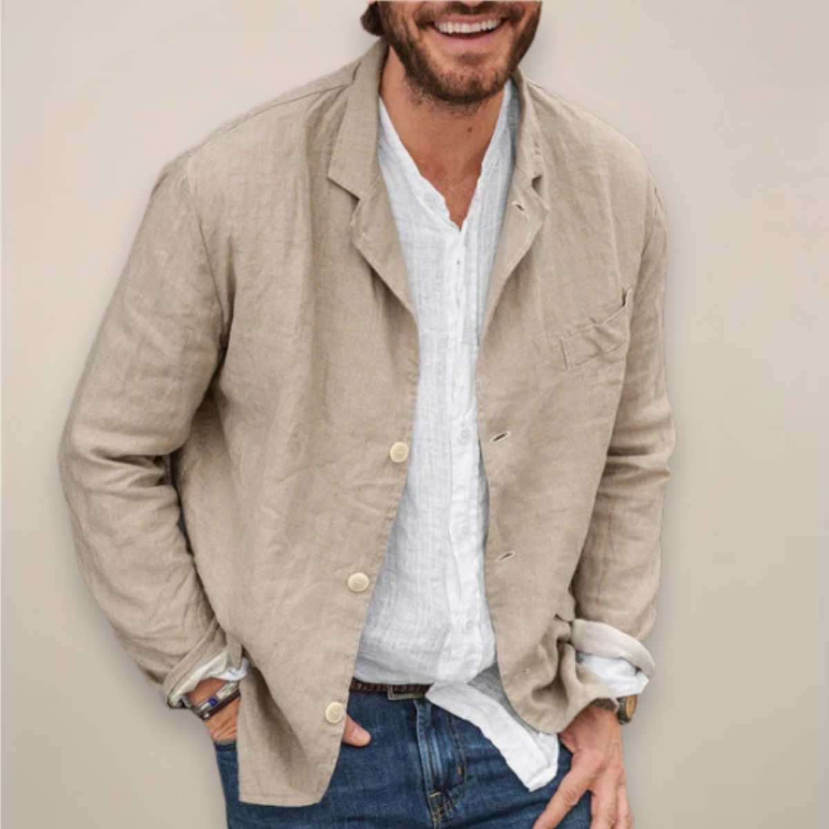 Benjamin | Men’s Linen Blazer