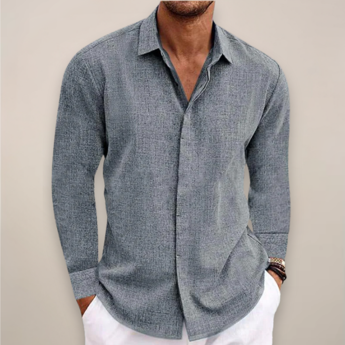Dariole | Men’s Long Sleeve Button-Up Shirt