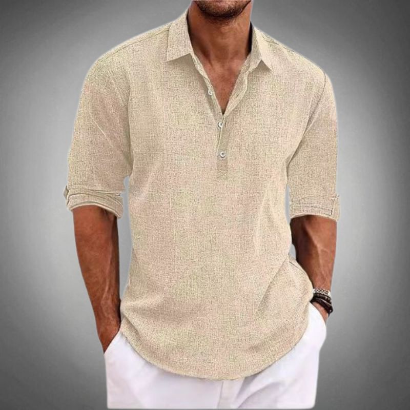 Valerio | Men’s Linen Long Sleeve Shirt