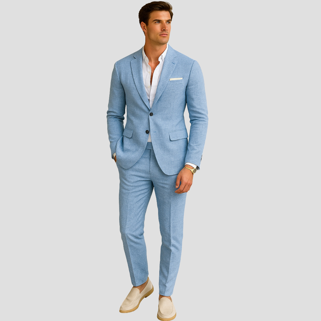 Rafael | Men’s Casual Worsted Wool Two-Piece Suit