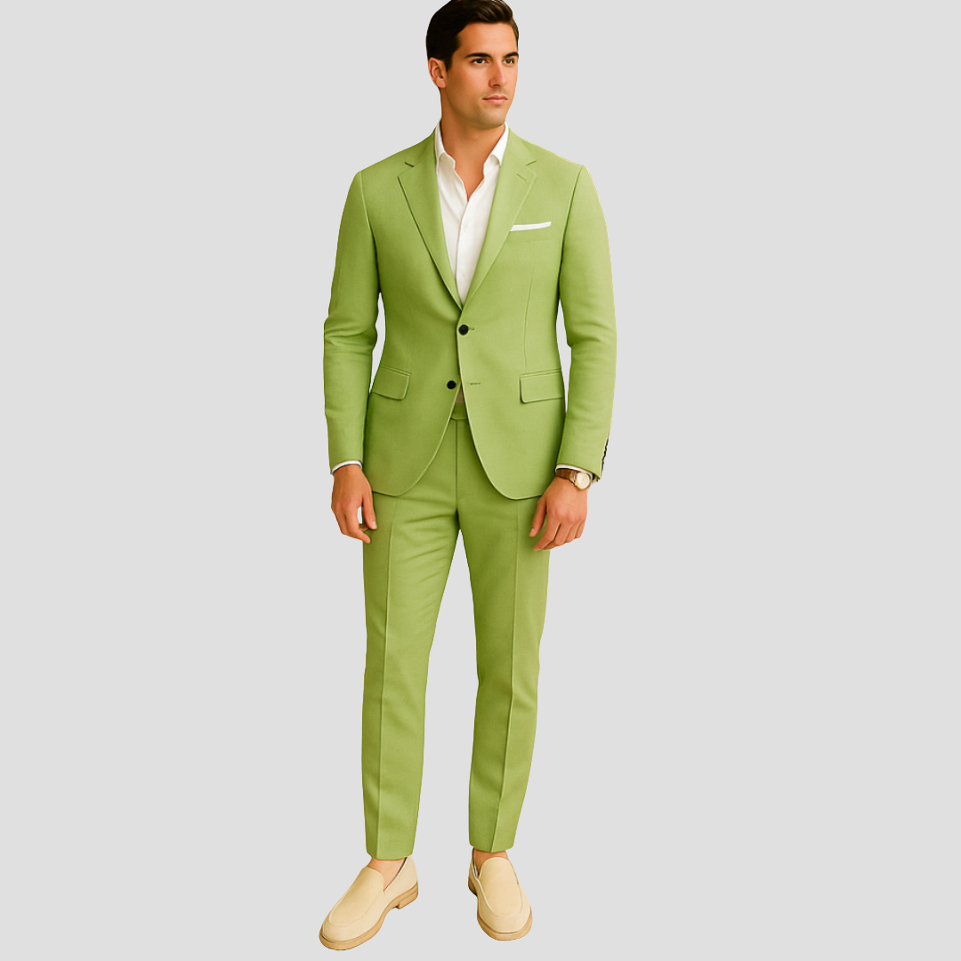 Rafael | Men’s Casual Worsted Wool Two-Piece Suit