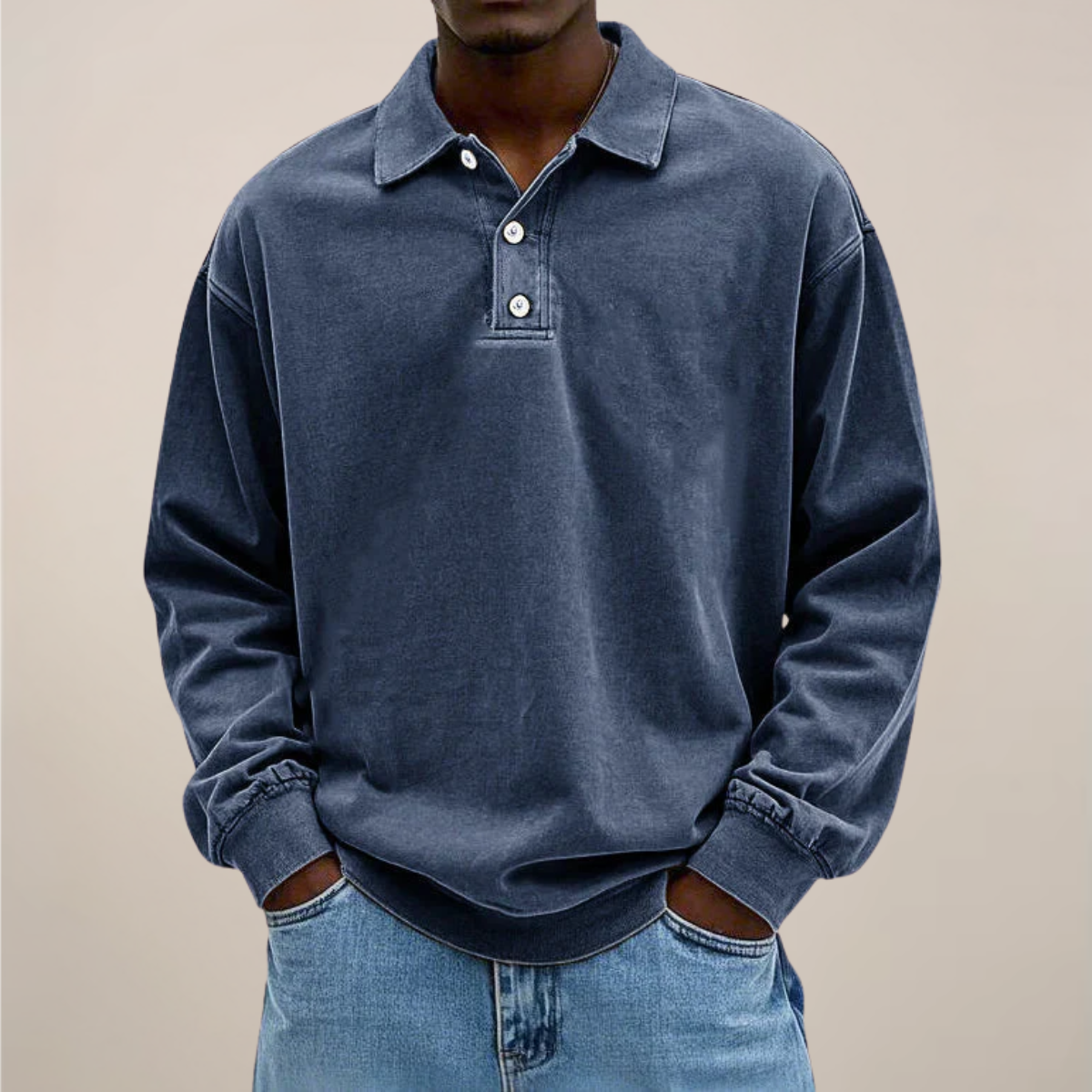 Declan | Men’s Long Sleeve Polo Shirt