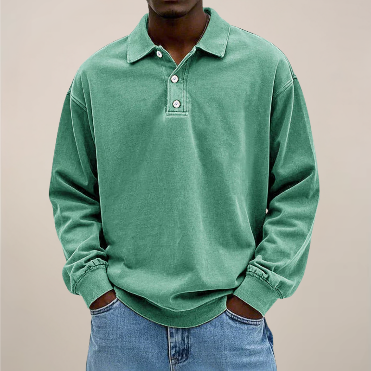 Declan | Men’s Long Sleeve Polo Shirt