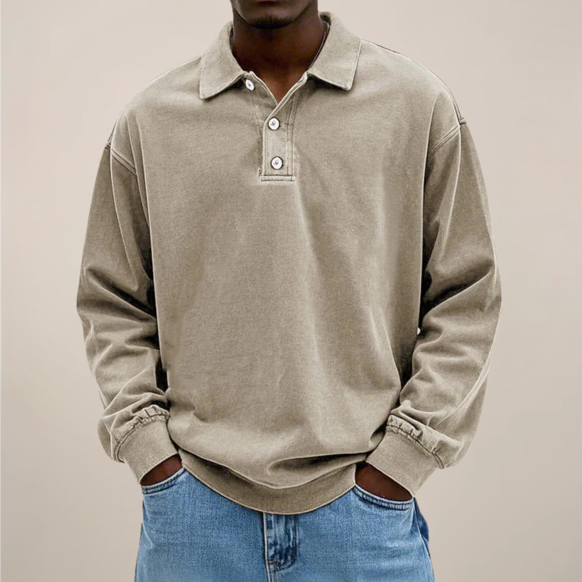 Declan | Men’s Long Sleeve Polo Shirt