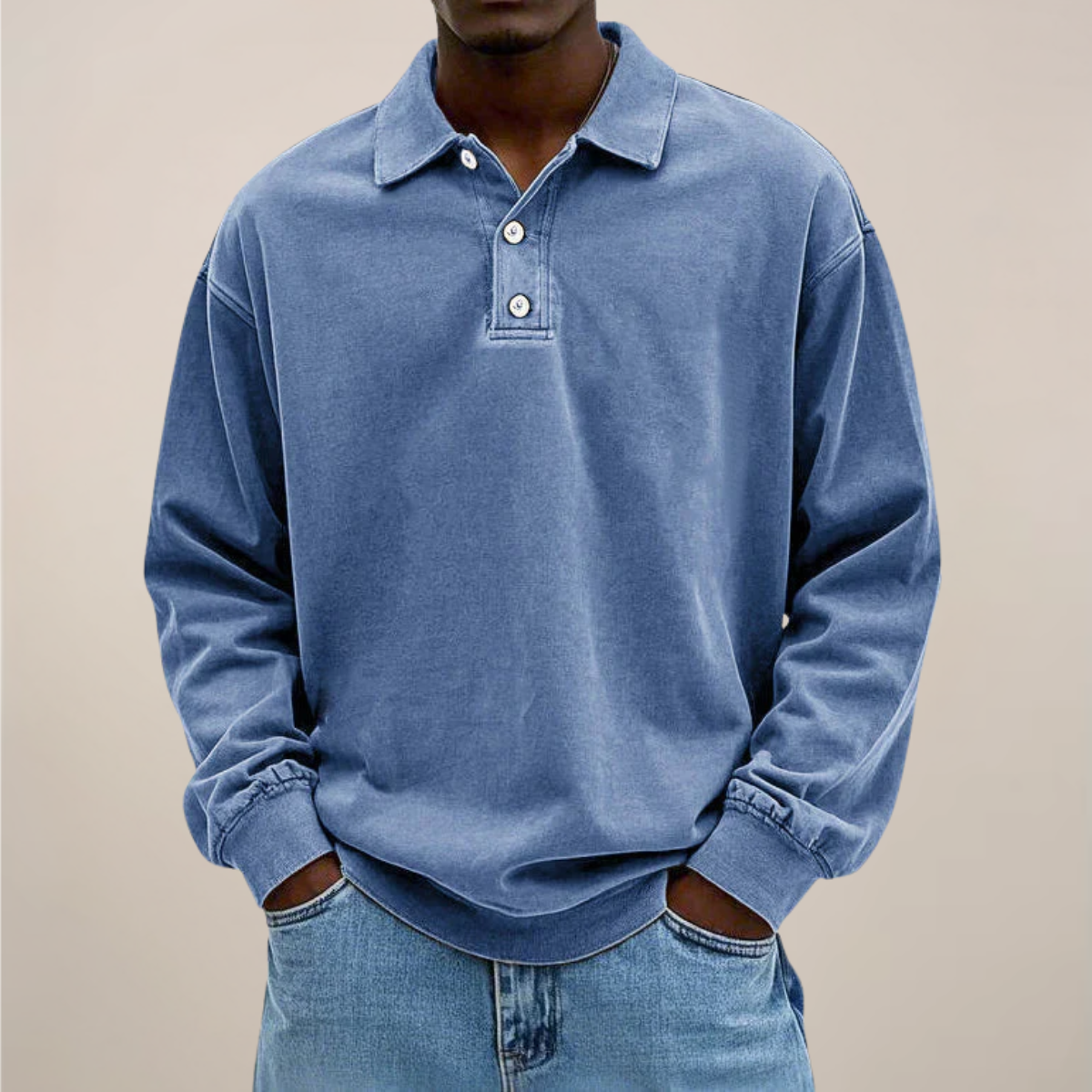 Declan | Men’s Long Sleeve Polo Shirt