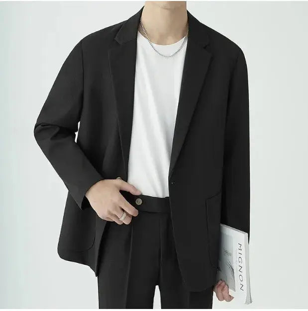 Roman | Men’s Worsted Wool Casual Two-Piece Suit