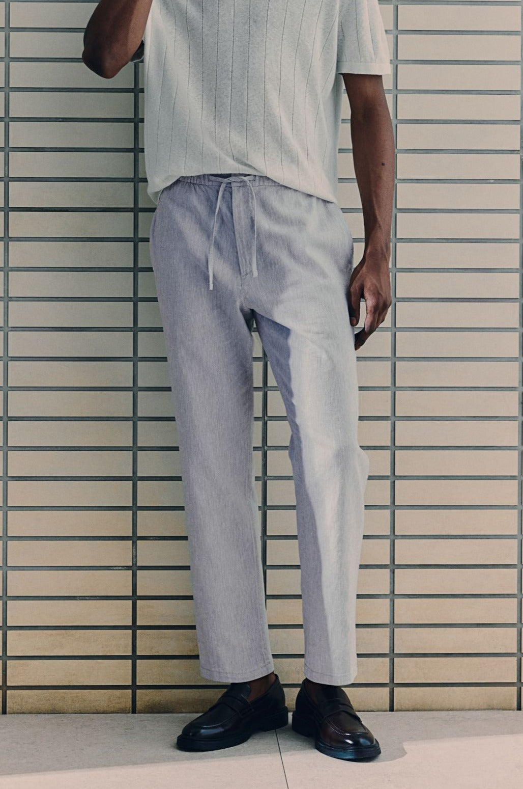 Finley | Men’s Flat-Front Drawstring Trousers