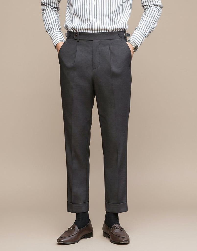 Robert | Men’s Straight Leg Tailored Trousers