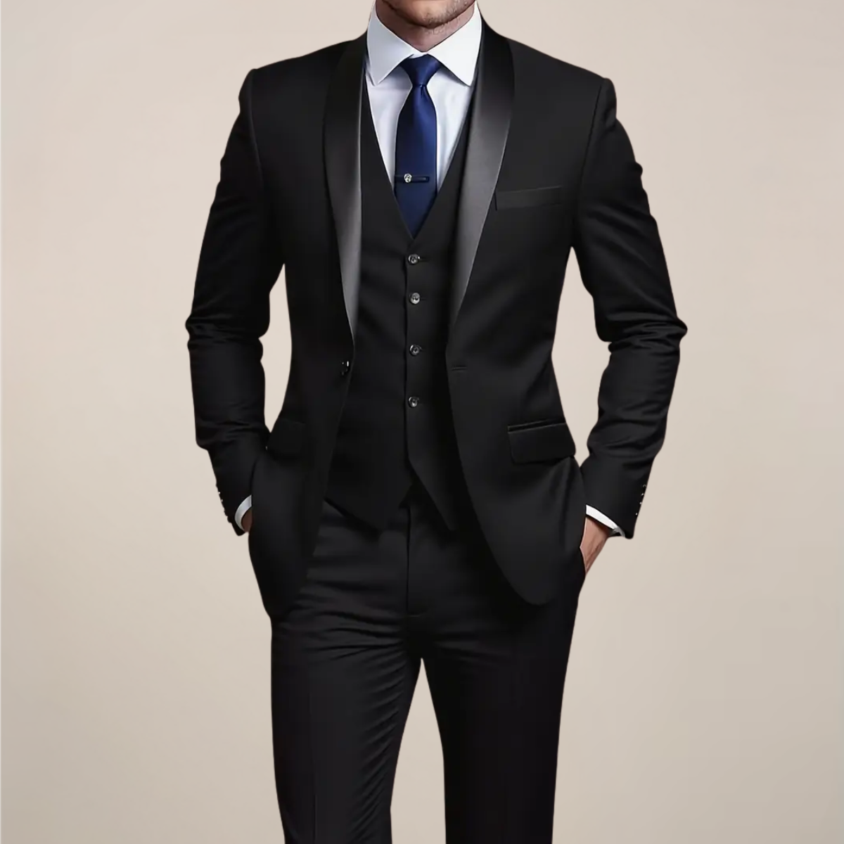Isaac | Men’s  Formal Three-Piece Suit