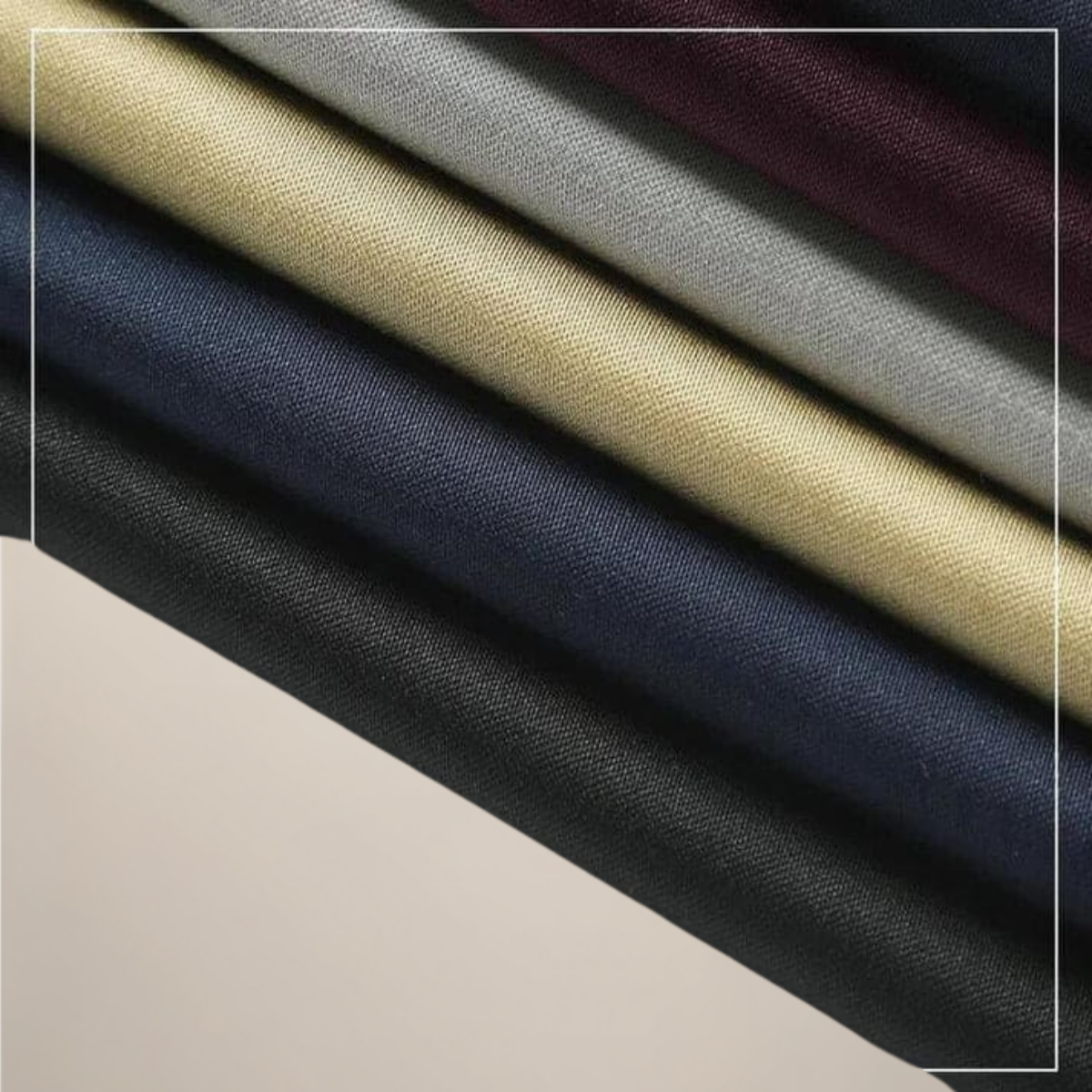 Samuel | Men’s Stretch Waist Slim Fit Trousers