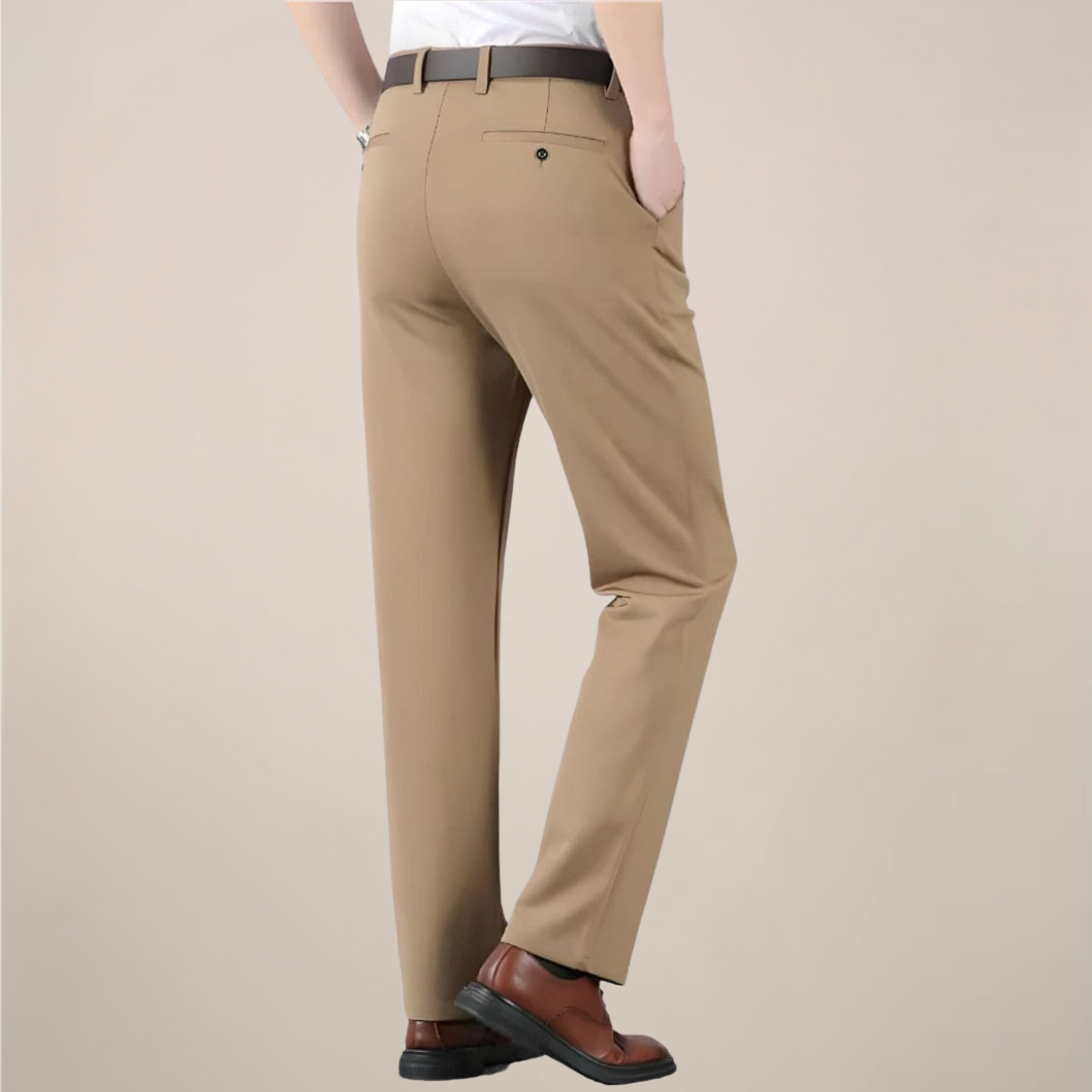 Samuel | Men’s Stretch Waist Slim Fit Trousers