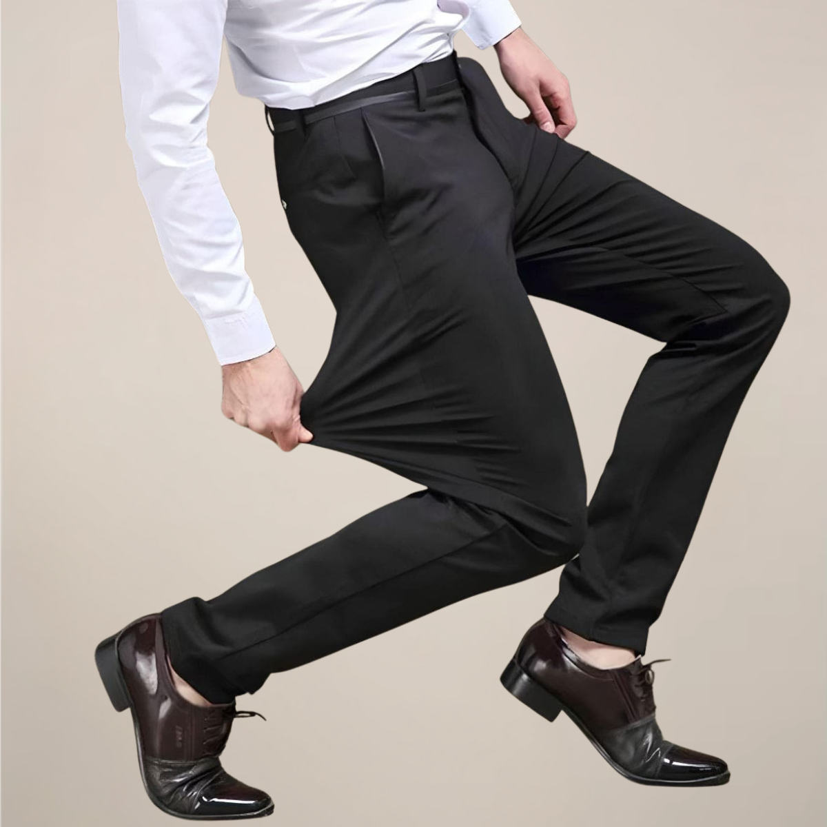 Samuel | Men’s Stretch Waist Slim Fit Trousers