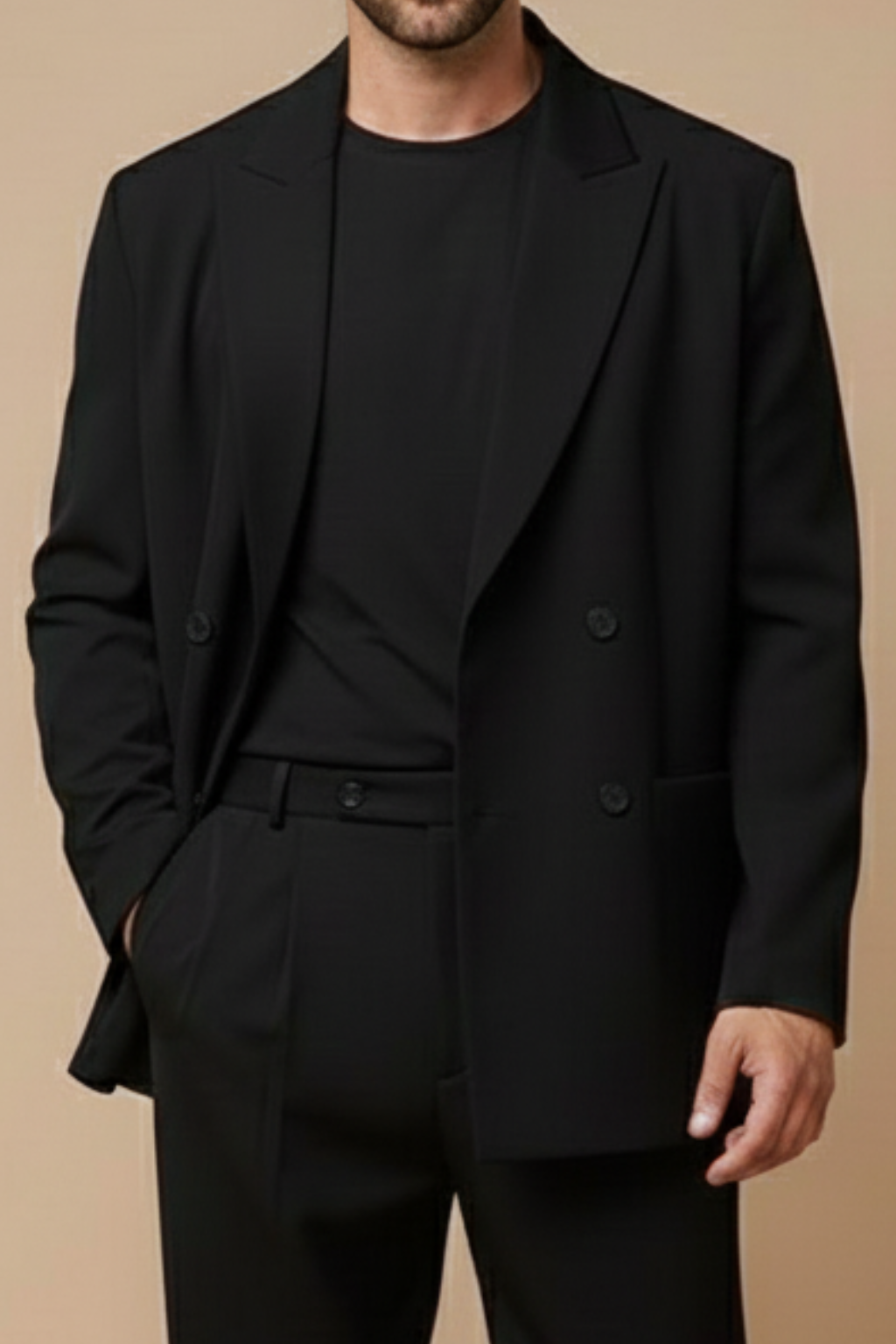 Levin | Men’s Smart-Casual Twill Two-Piece Suit