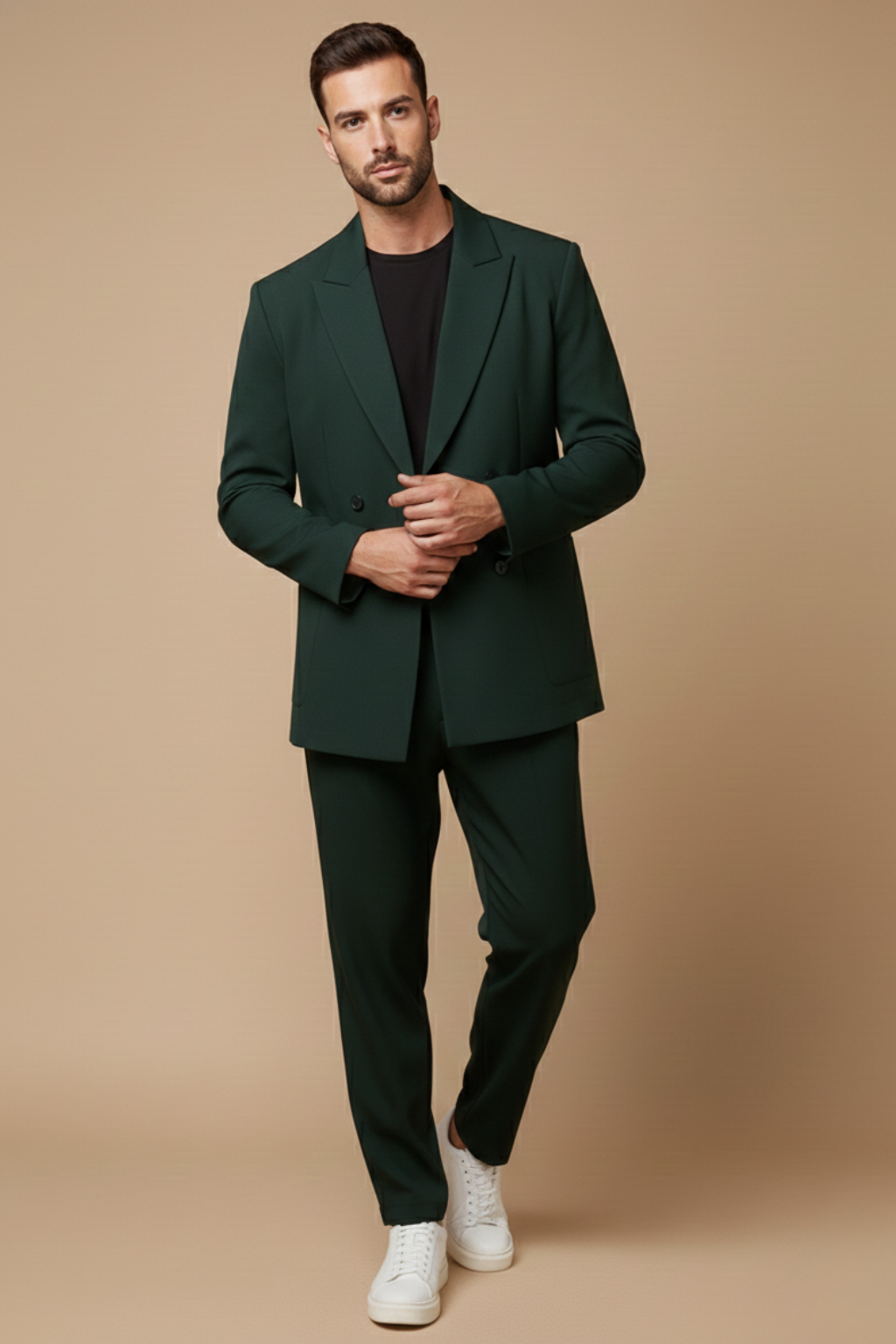 Levin | Men’s Smart-Casual Twill Two-Piece Suit