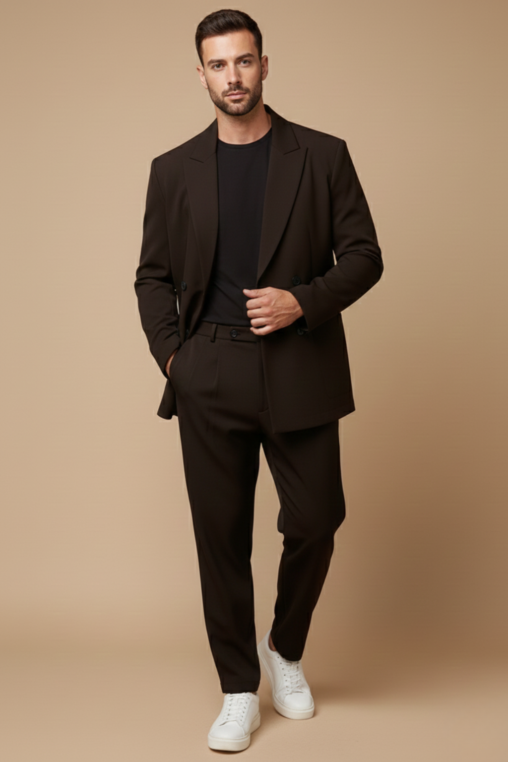 Levin | Men’s Smart-Casual Twill Two-Piece Suit