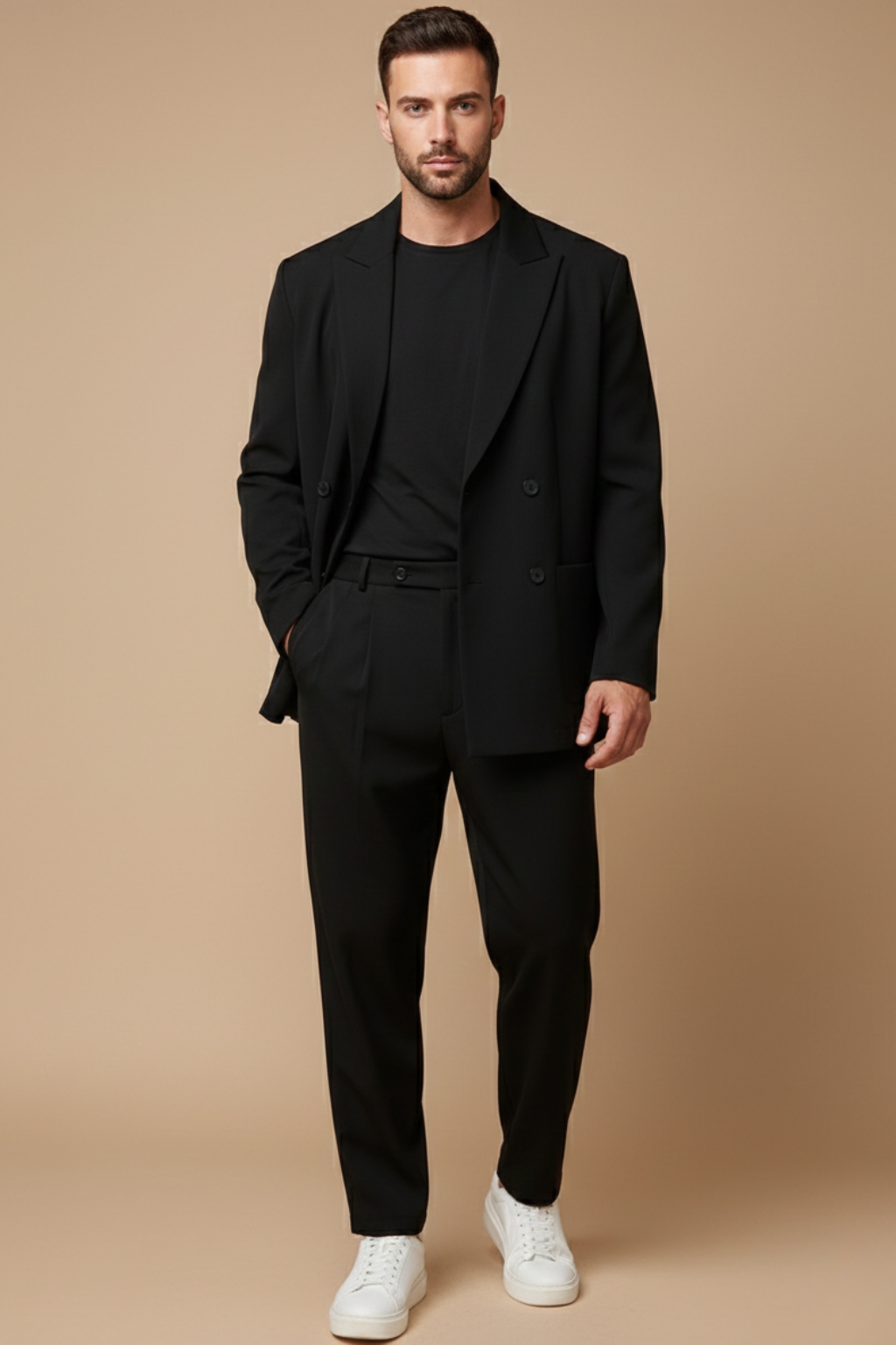 Levin | Men’s Smart-Casual Twill Two-Piece Suit