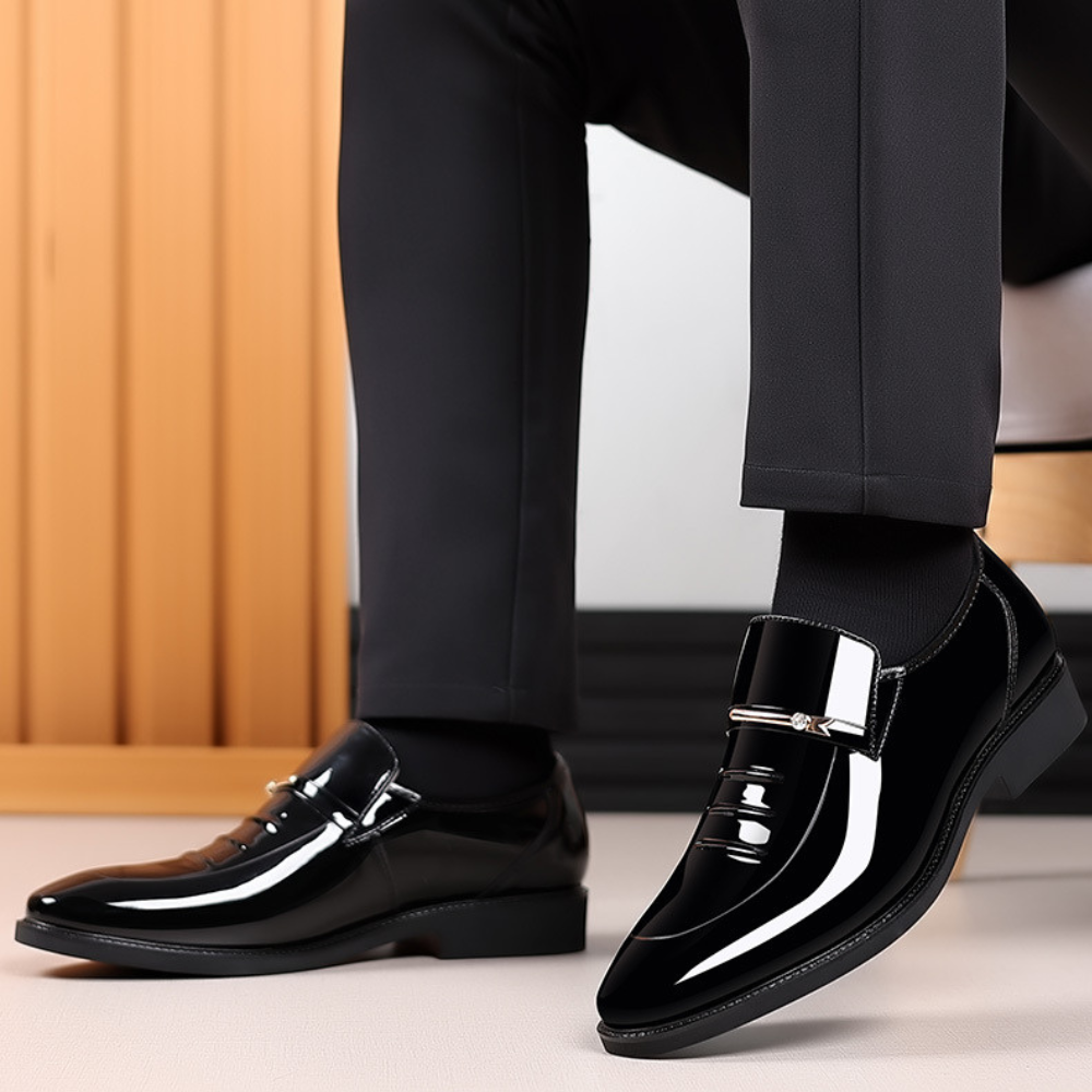 Dracule | Men’s Patent Leather Loafers