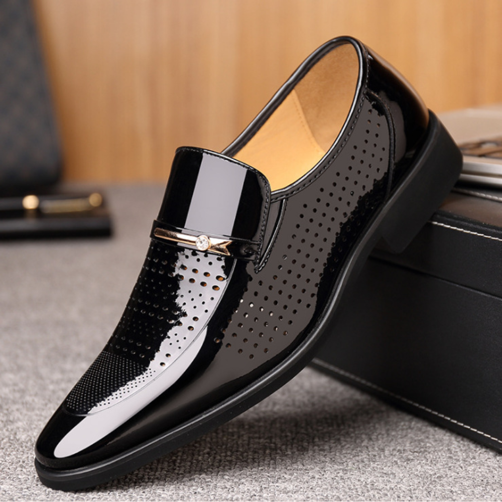 Dracule | Men’s Patent Leather Loafers