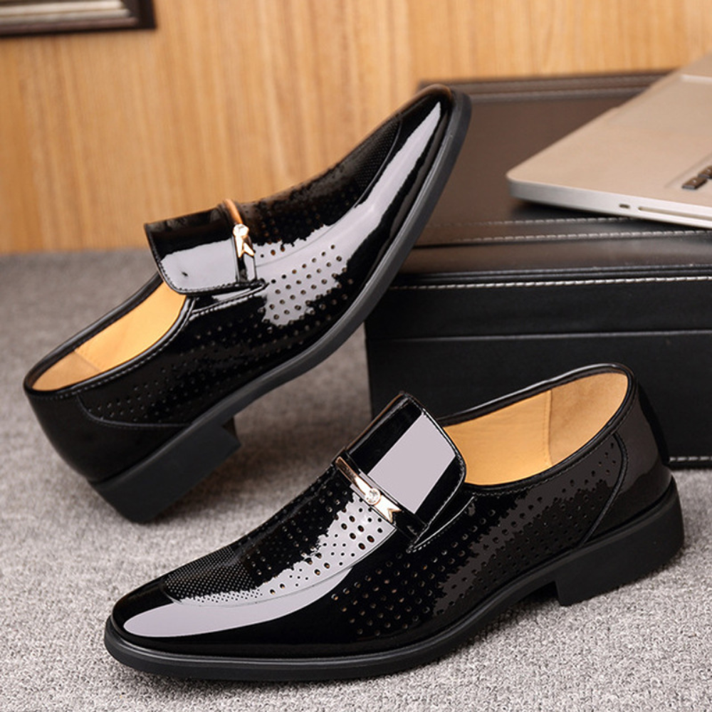 Dracule | Men’s Patent Leather Loafers