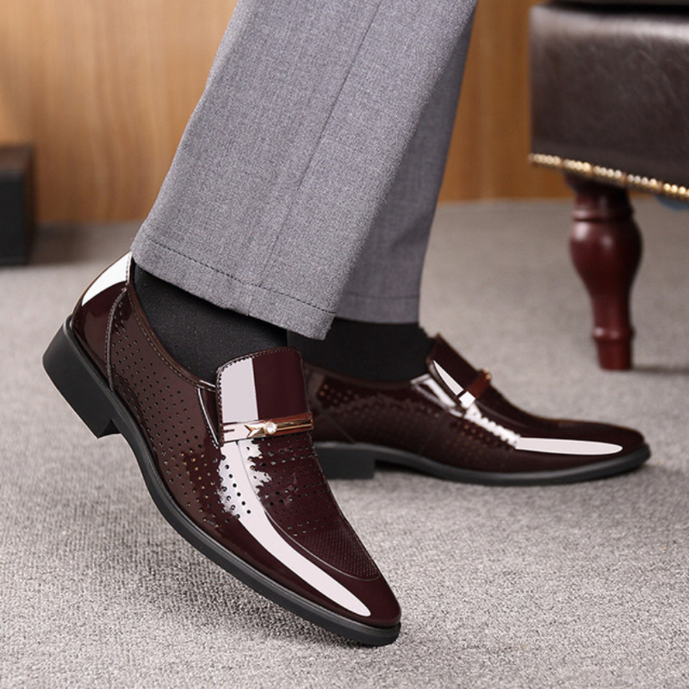 Dracule | Men’s Patent Leather Loafers