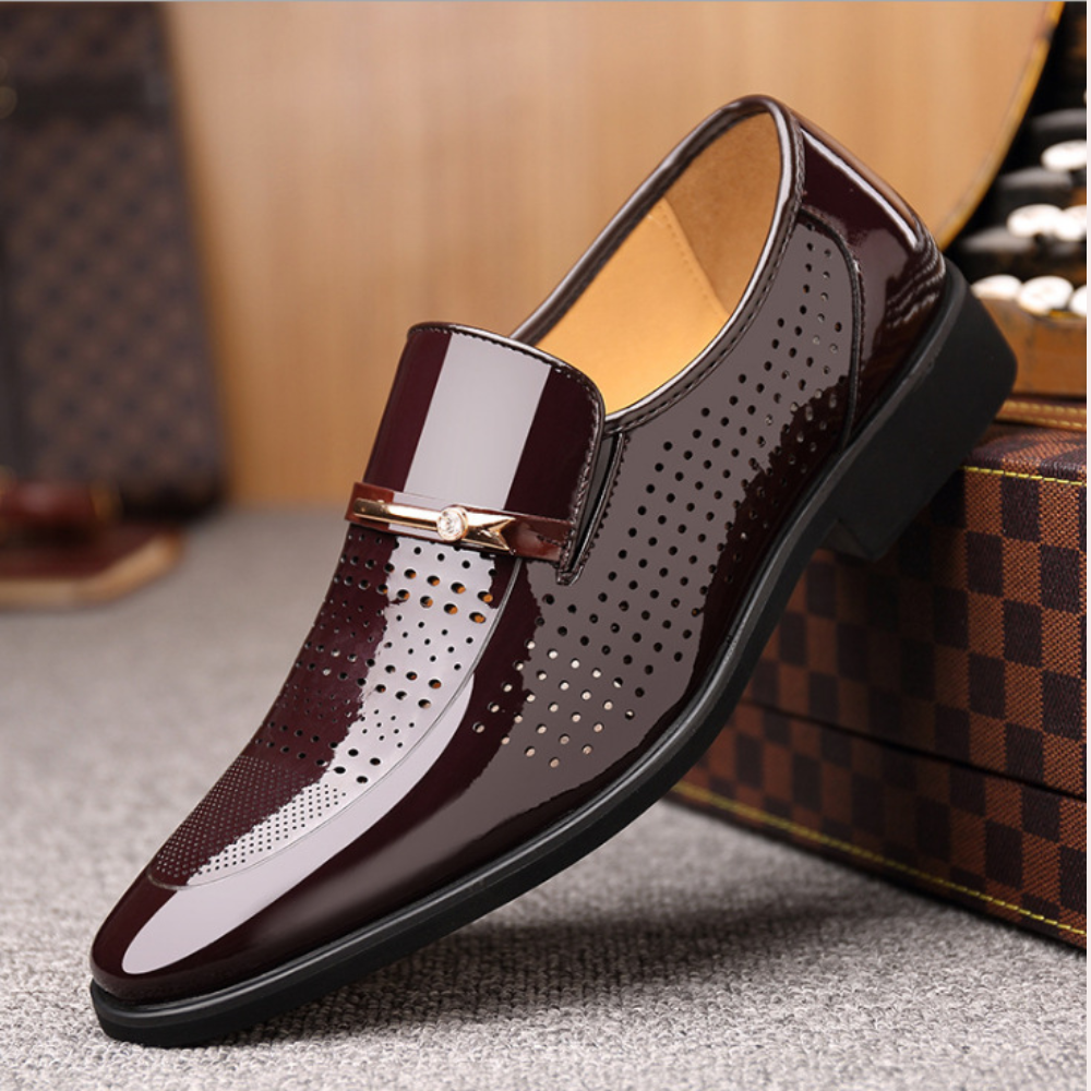 Dracule | Men’s Patent Leather Loafers