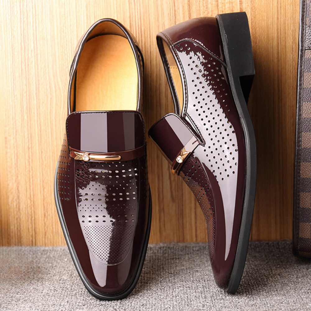 Dracule | Men’s Patent Leather Loafers