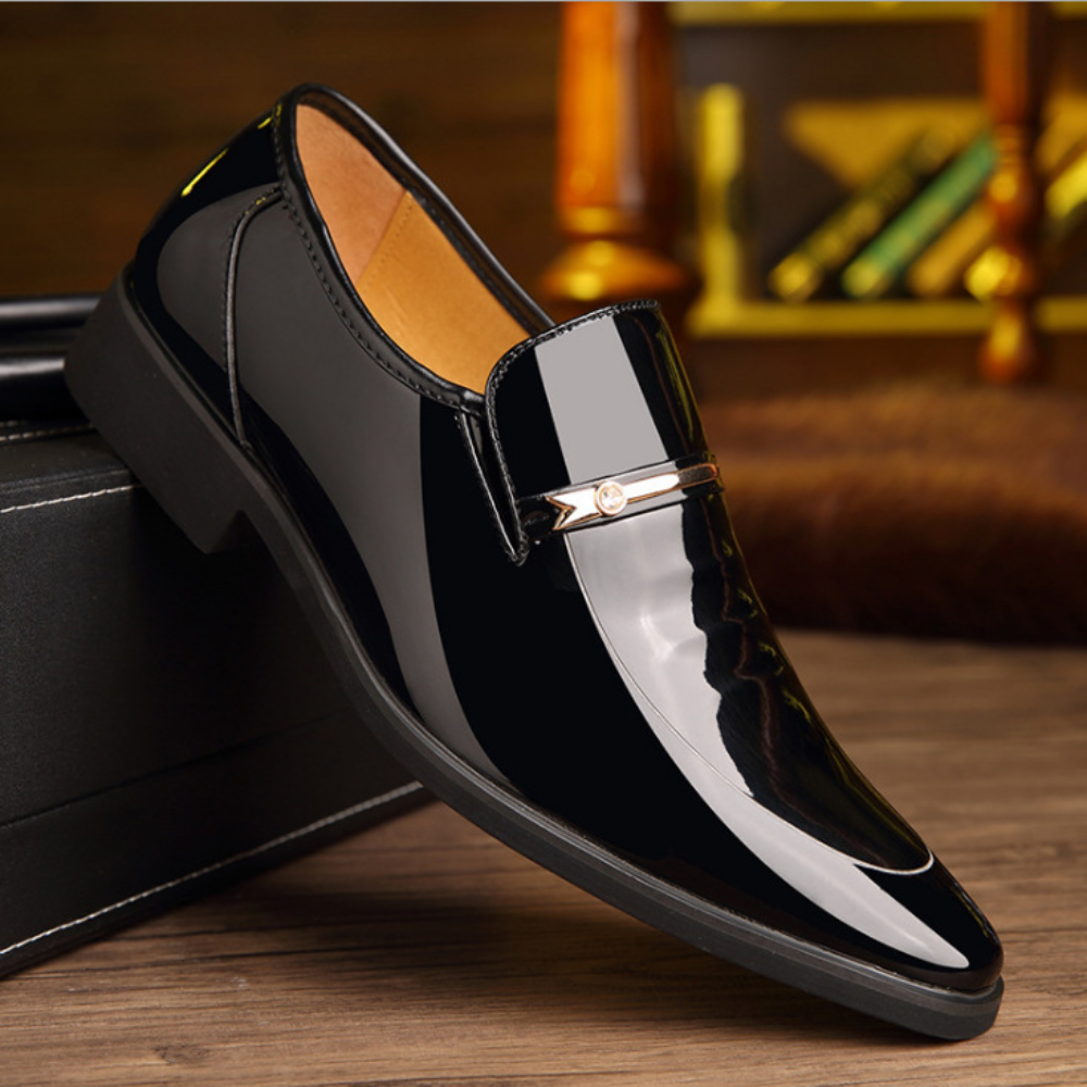 Dracule | Men’s Patent Leather Loafers
