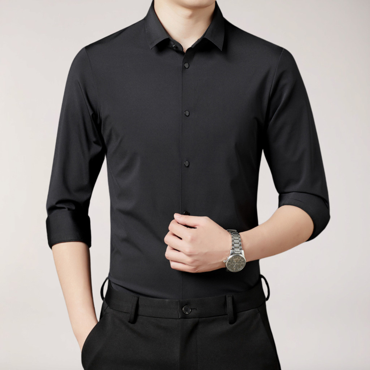 Caius | Men’s Long Sleeve Button-Up Shirt
