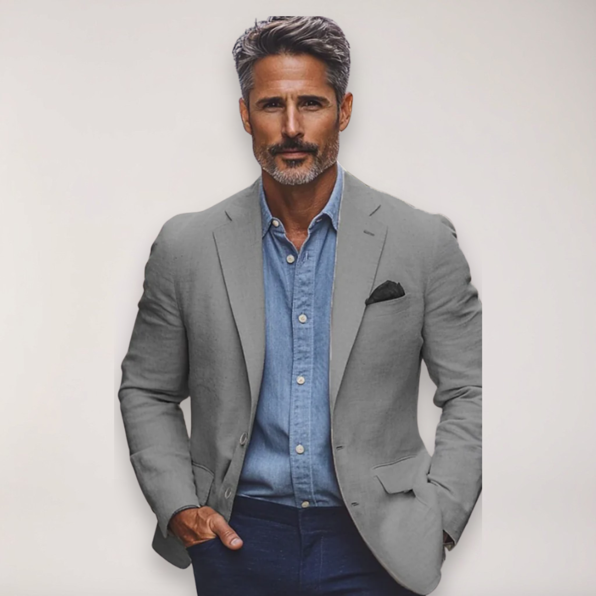 James | Men’s Long Sleeve Tailored Blazer