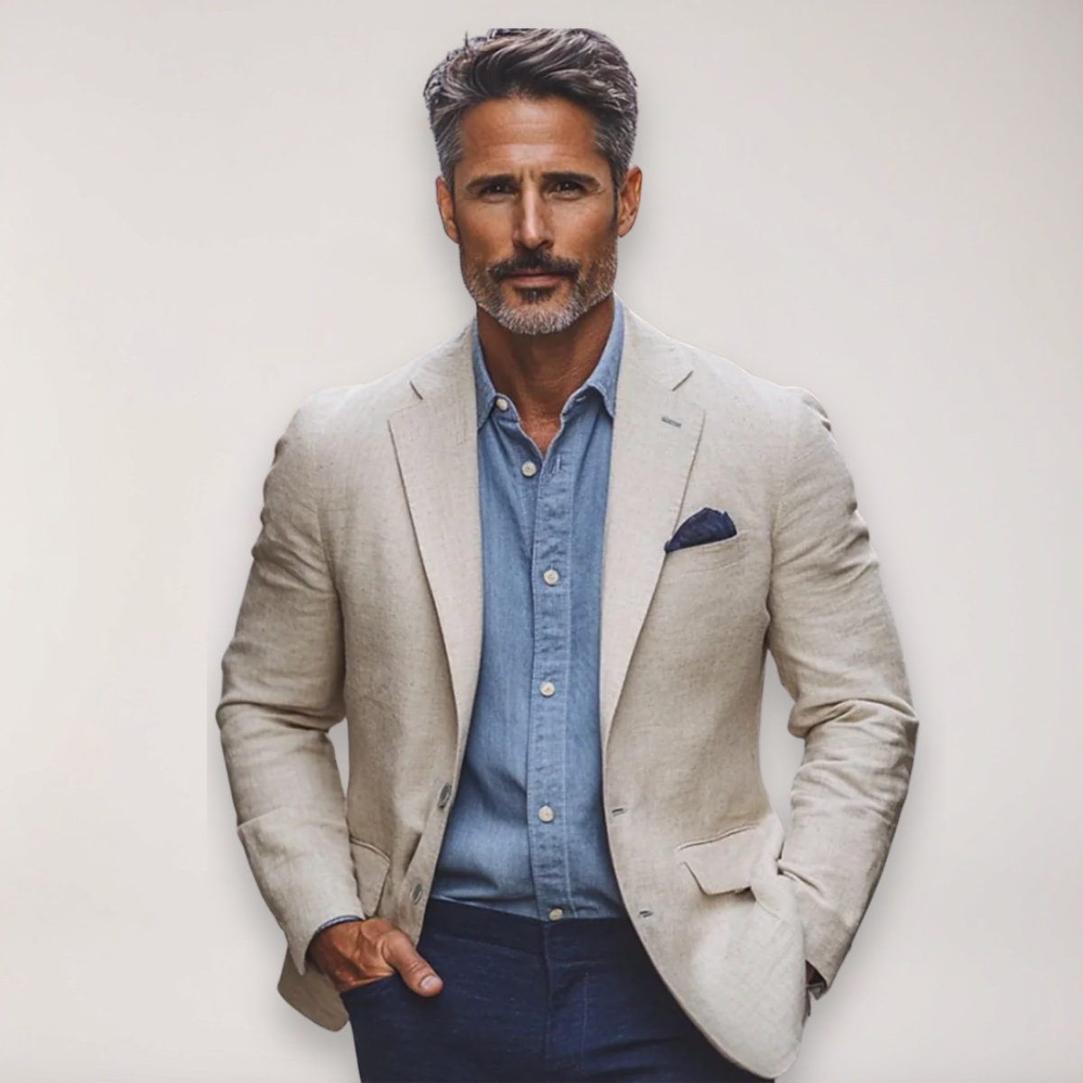 James | Men’s Long Sleeve Tailored Blazer