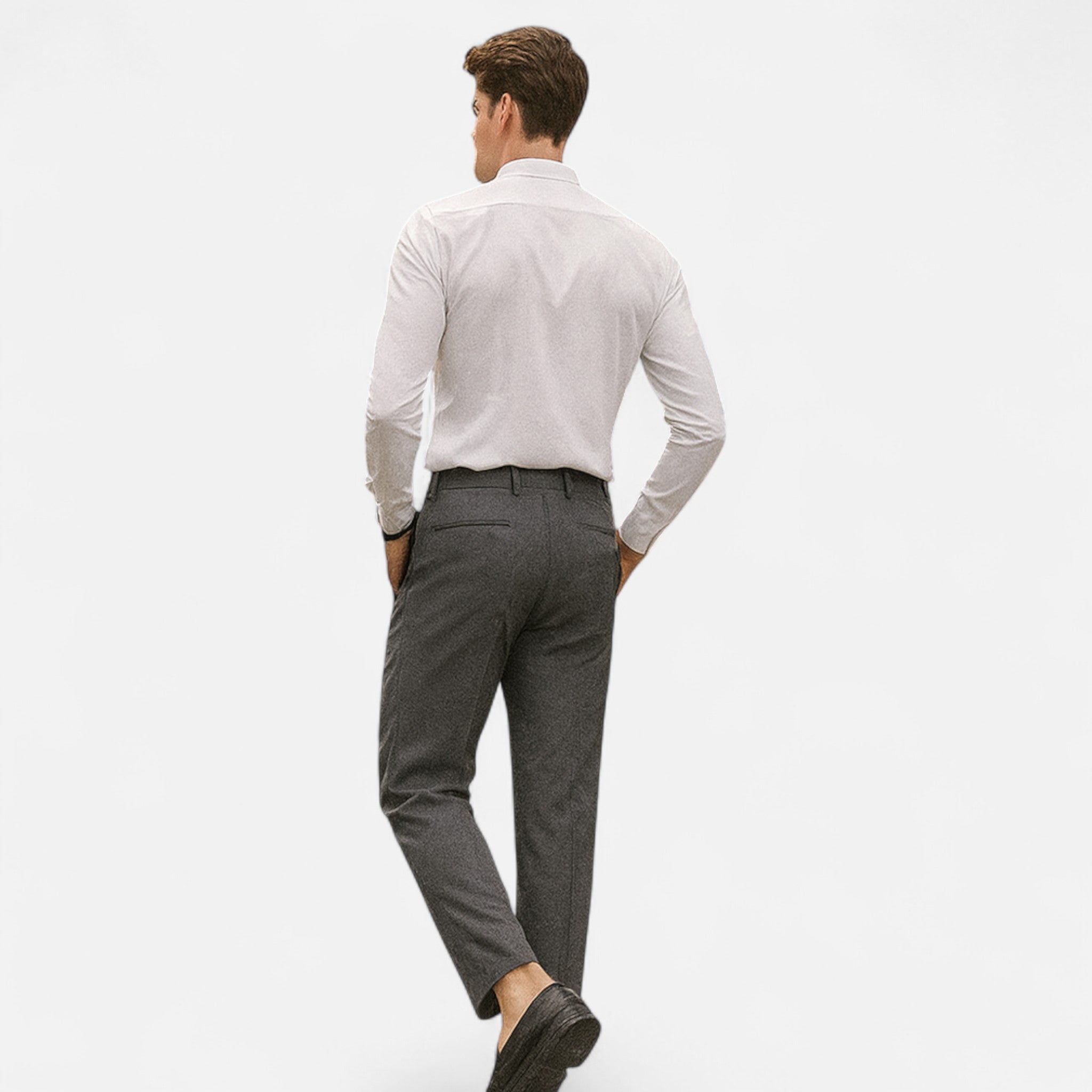 Michael | Men’s Slim Fit Tailored Ankle Length Trousers