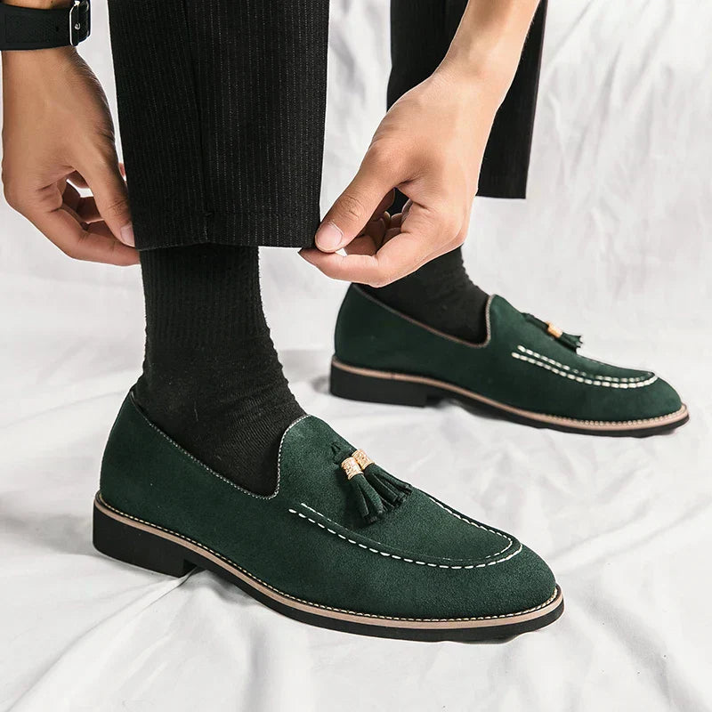 Viggo | Men’s Tassel Suede Loafers