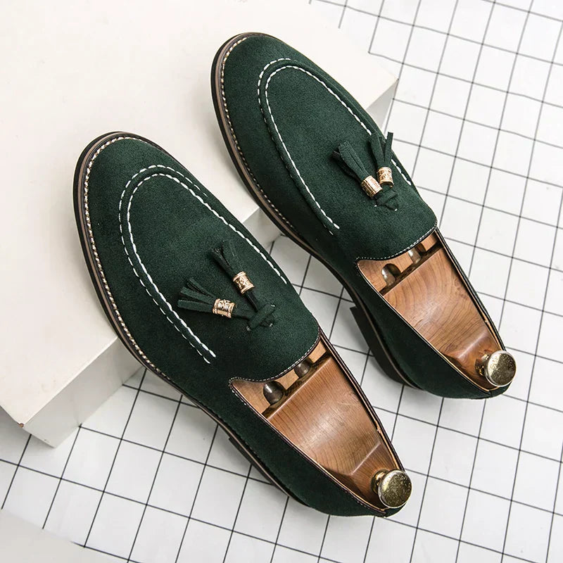 Viggo | Men’s Tassel Suede Loafers