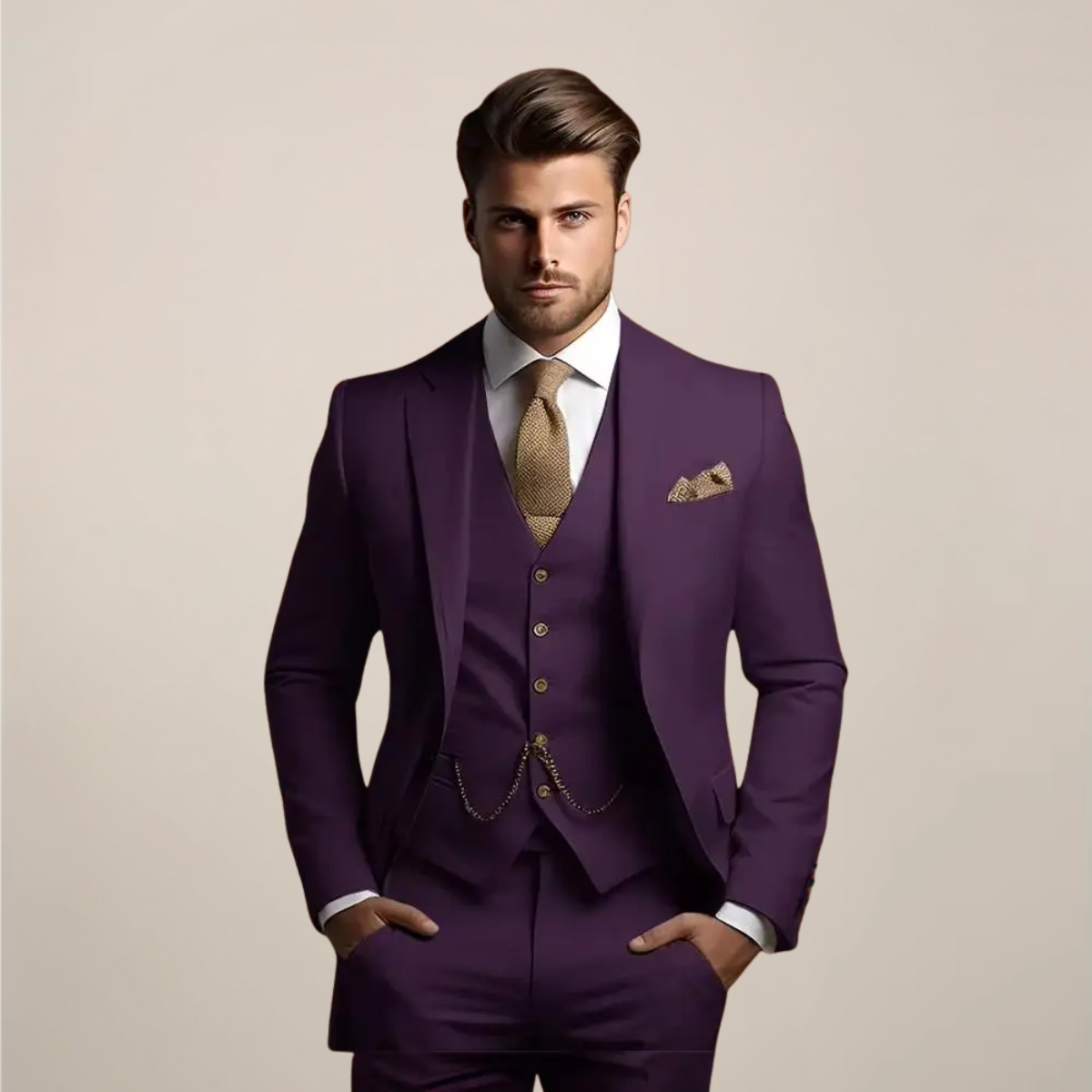 Jackson | Men’s Elegant Three-Piece Suit